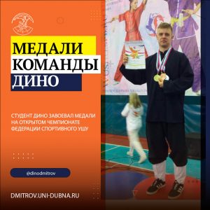 Медали на Чемпионате Федерации Спортивного Ушу